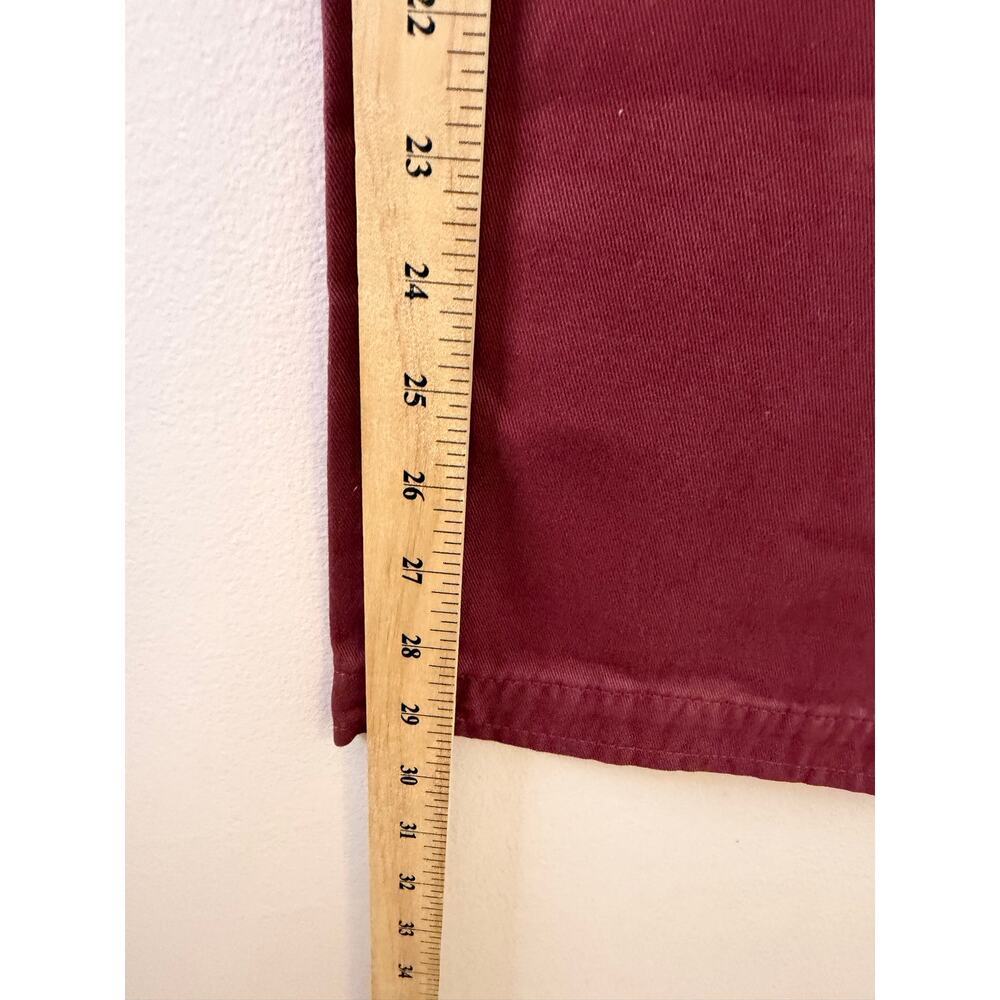 NWT Free People We The Free Cya Later Skate Trouser Pants Wine 100% Cotton 6 - Picture 8 of 9